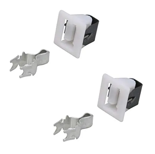 EXP570 (Pack of 2) Dryer Door Catch and Latch Kit Replaces LA-1003, LA1003, 00491624, WE01X10023, WE1X1158, WE1M1011, WE1X1192, WE1M536, WE1X1195, 5366021400
