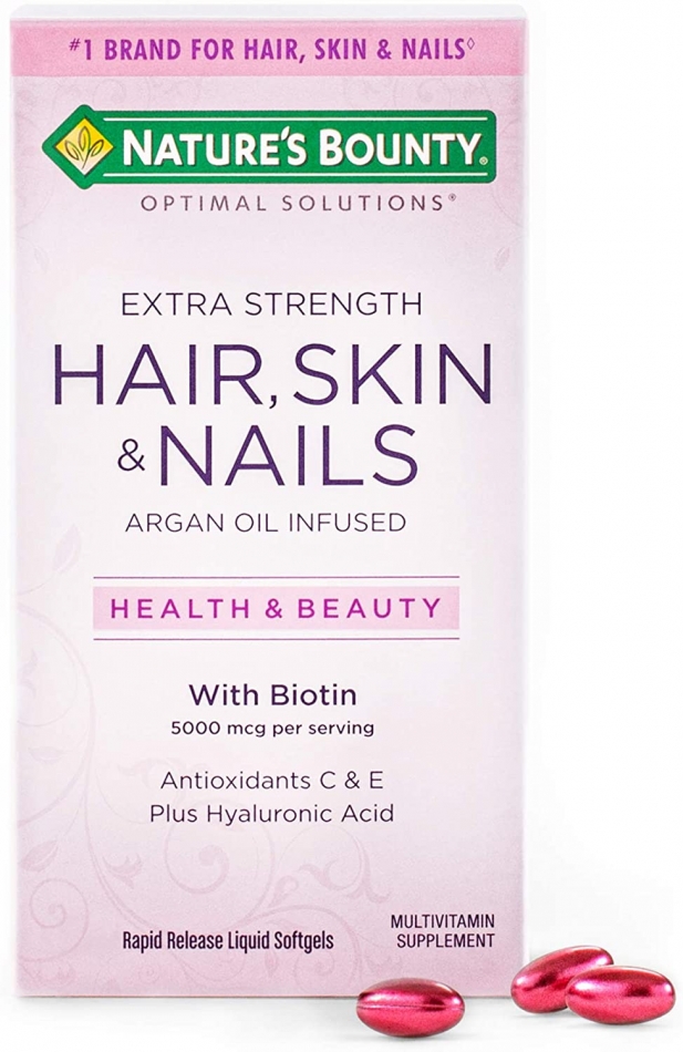 Extra Strength Hair Skin and Nails Vitamins by Natures Bounty  150 Count