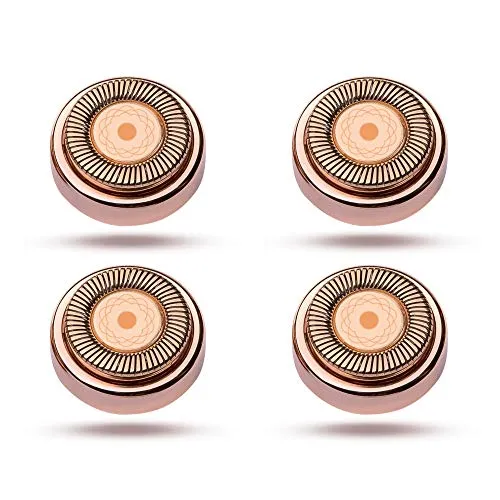 Facial Hair Remover Replacement Blade Heads,Women's Painless Hair Remover Replacement Heads (4 Count)