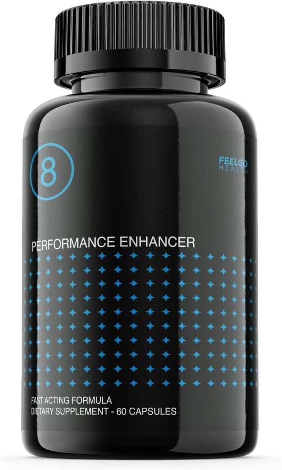 feelgo Performer 8 Pills - Performer8 Max Capsules for Men, Performens Eight Male 60 Pill per Bottle, Performance 8 Capsules, mg, (60 Capsules for 1 Month Supply).