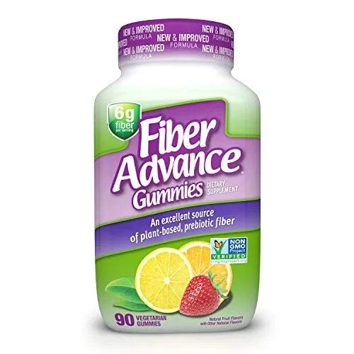 FiberAdvance Gummies: Plant Based Fiber for Digestive Health, 90ct (30 Day Supply)