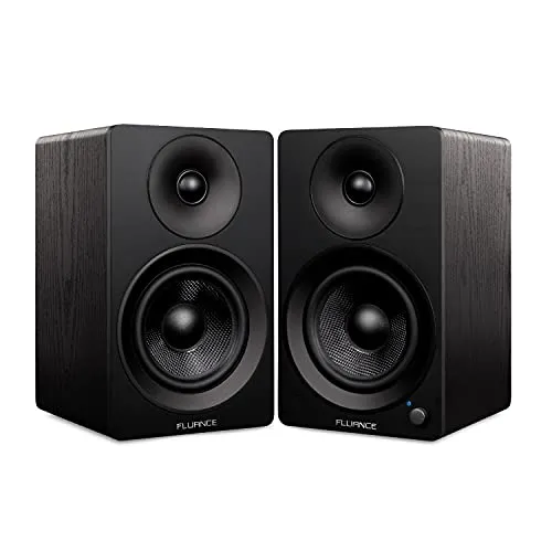 Fluance Ai41 Powered 2-Way 2.0 Stereo Bookshelf Speakers with 5