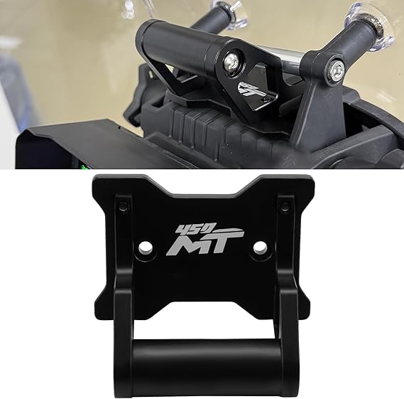for CFMOTO 450MT MT450 Ibex 450 2024-2025 Motorcycle GPS Phone Holder Auxiliary Device Mount Navigation Extension Brackets(22mm)