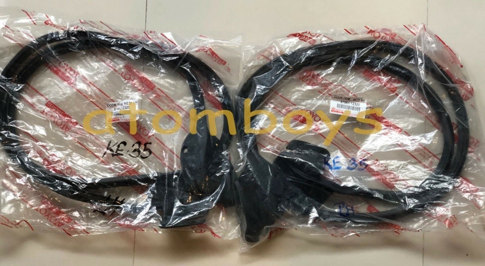 FOR TOYOTA COROLLA COUPE KE35 TE37 KE30 LEVIN RUBBER SEAL DOOR WEATHERSTRIP