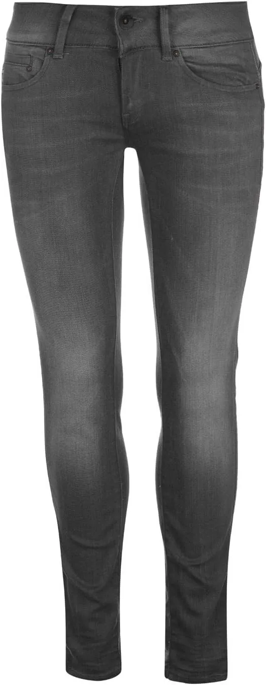 G-Star Raw Women's Midge Cody Mid Skinny Jeans in Slander Grey Superstretch, Medium Aged, 34