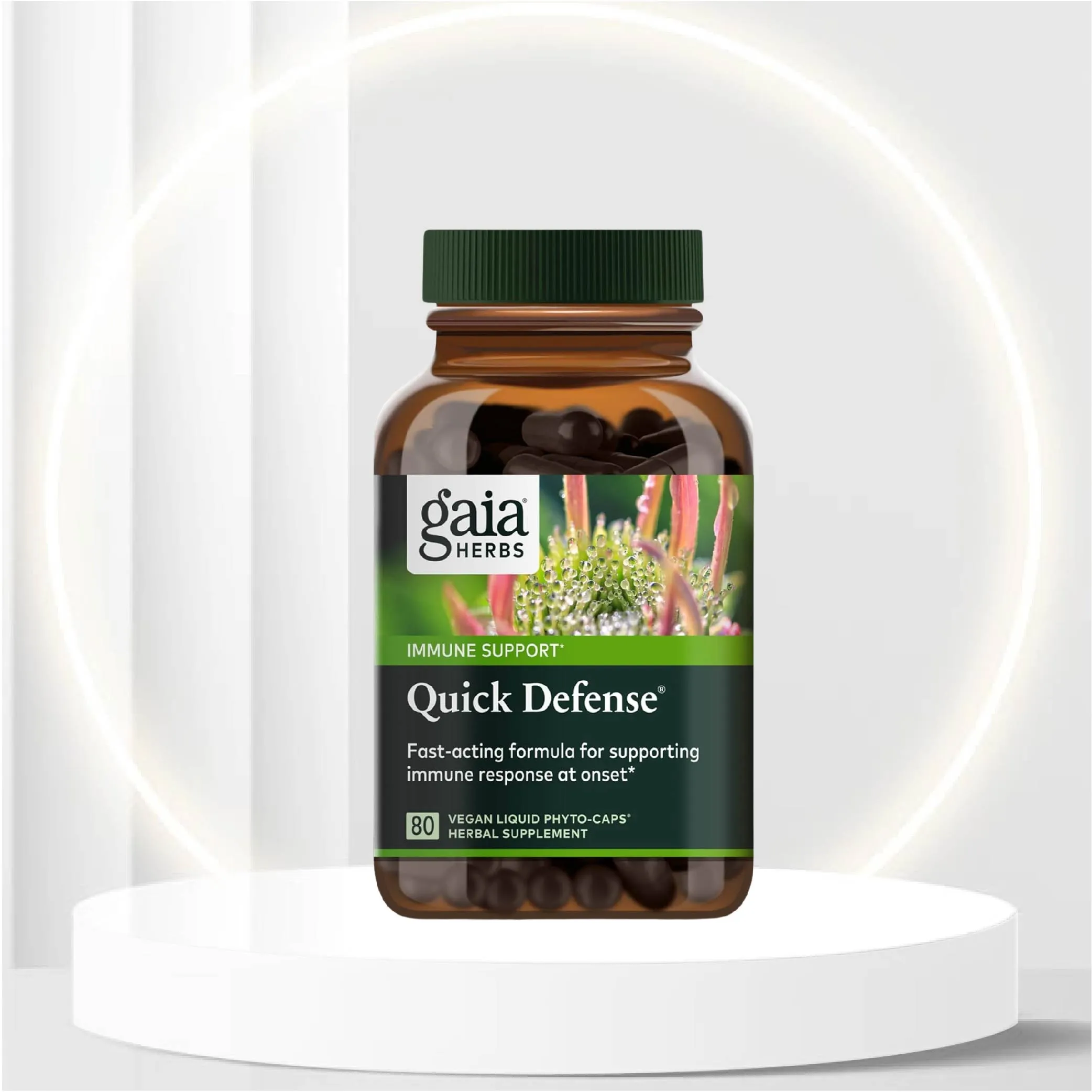 Gaia Herbs Echinacea Supreme - Immune Support Supplement - Echinacea Purpurea and Echinacea Angustifolia Blend to Support Immune System - 60 Vegan Liquid Phyto-Capsules (30-Day Supply)