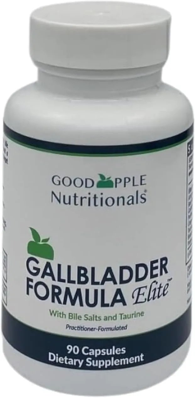 Gallbladder Formula Elite with Purified Bile Salts | Support for Abdominal discomfort, Gas, and Indigestion | Support for Gallbladder/No Gallbladder 90 Caps