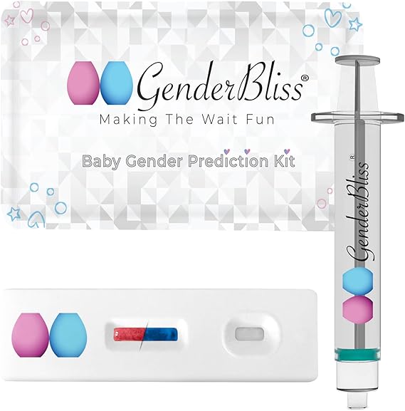 Gender Prediction Test - Early Pregnancy Baby Girl or Boy Kit for Home use- Find Out Your Baby's Gender as Early as 8 Weeks of Your Pregnancy - Non-invasive Safe for Mother and Baby- Instant Results