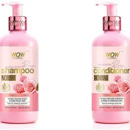 Generic WOW Skin Science Himalayan Rose Shampoo + Himalayan Rose Conditioner - 600mL combo