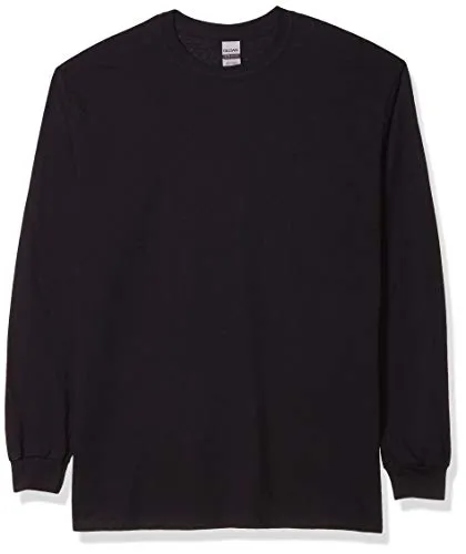 Gildan Mens 5.3 oz. Heavy Cotton Long-Sleeve T-Shirt G540 -BLACK XL