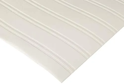 Graham & Brown Paintable Prepasted Beadboard Stripes Texture Wallpaper, White