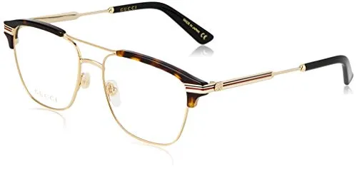 Gucci Square-Frame Metal Optical Frames