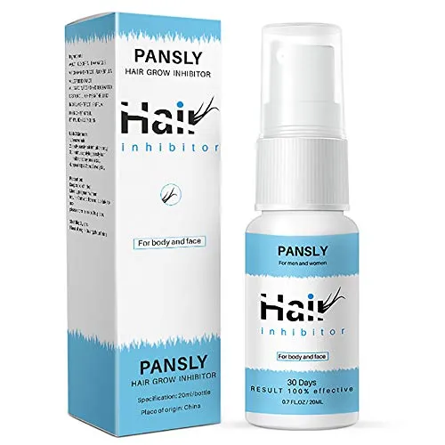 Hair Inhibitor,Painless Non-Irritating Hair Stop Growth Spray,Hair Removal Spray,Hair Remover Inhibitor for Face,Arm,Leg, Armpit,Hair Depilatories,Make Your Skin Smooth (20ML-Hair-Inhibitor)
