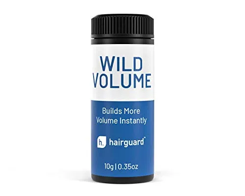 Hairguard Wild Volume | Hair Thickening & Volumizing Powder | Thinning Hair Concealer | Styling & Holding Powder | Undetectable & Invisible | Natural Ingredients