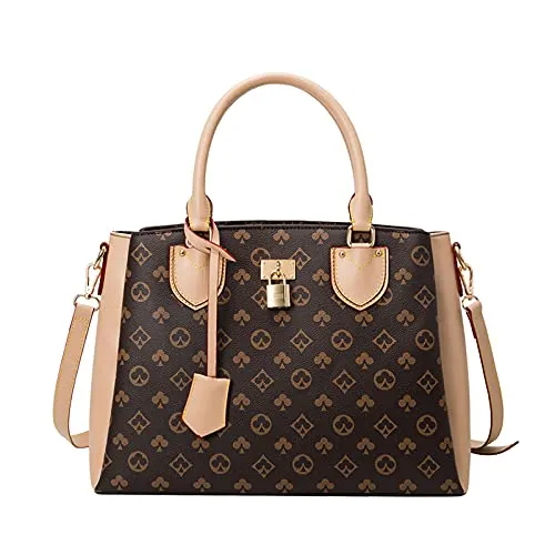 Handbags for Women WOQED Tote Satchel Top Handle Leather Shoulder Purse Crossbody Fashionable Bags for Work