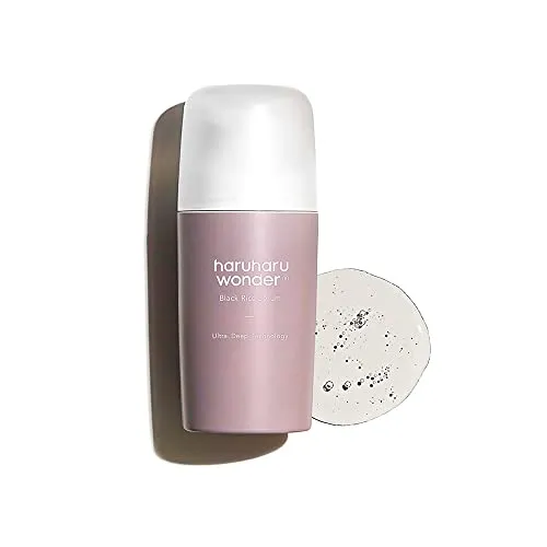 Haruharu Wonder Black Rice Serum, 1 fl oz (30ml), pocket size, fermented black rice extract, anti-aging, moisturizing, nourishing for firm skin