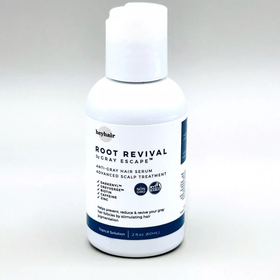 Heyhair Root Revival by Gray Escape Anti-Gray Hair Serum - 2 fl oz Pour Bottle