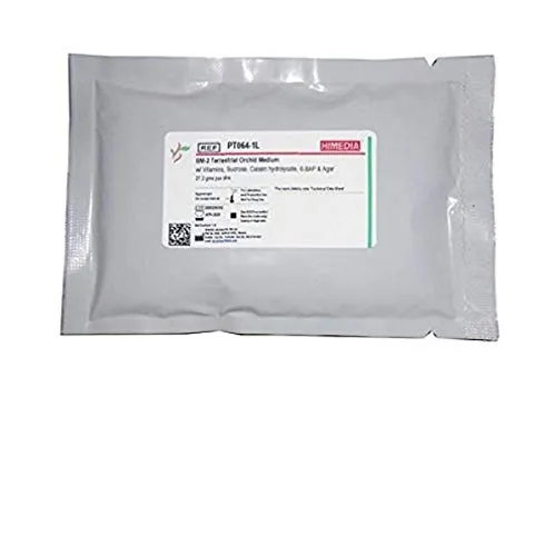 HiMedia PT064-1L BM-2 Terrestrial Orchid Medium with Vitamins, Sucrose, Casein Hydrolysate, 6-BAP and Agar, 1 L