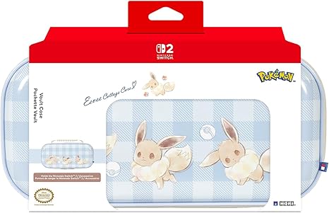 Hori Vault Case for Switch 2 (Eevee Cottage Core) for Nintendo Switch 2 - Officially Licensed by Nintendo and The Pokemon Company International