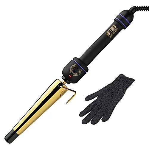 HOT TOOLS Signature Series Gold Large Tapered Curling Iron + Wand