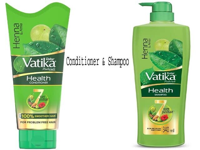 Hover to zoom Dabur Vatika Health Hair Conditioner & Shampoo Repairs Hair damage 7 natural ing