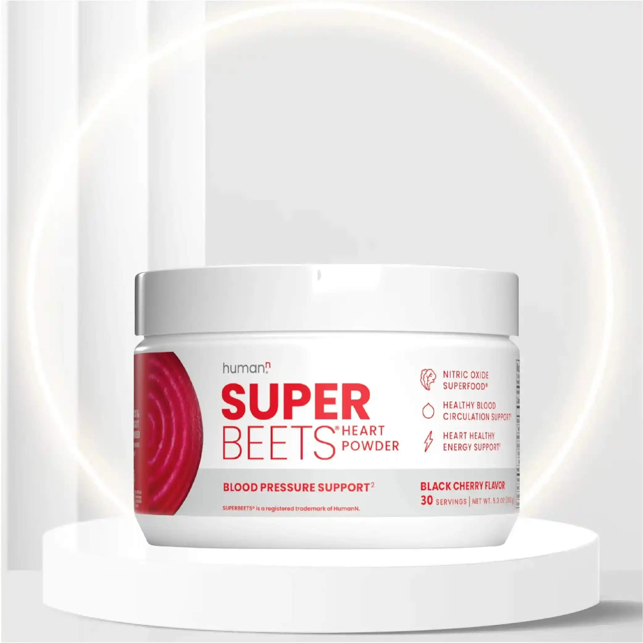 HumanN Superfood Heart Support Bundle | SuperBeets Circulation Superfood concentrated Beet Powder Nitric Oxide Boosting with HeartGreens, SuperBeets Black Cherry + HeartGreens Bundle Set