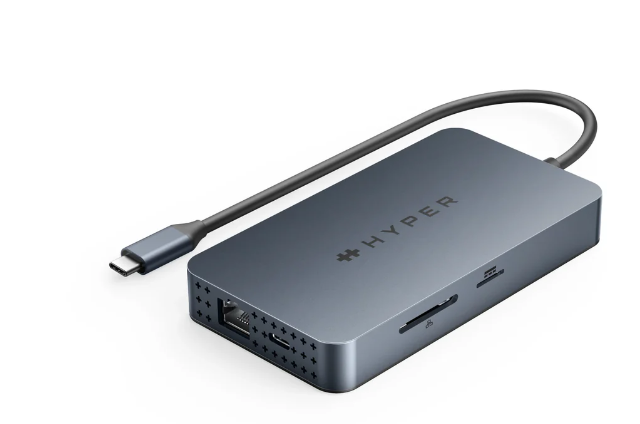 HyperDrive Dual 4K HDMI 10-in-1 USB-C Hub For M1, M2, and M3 MacBooks