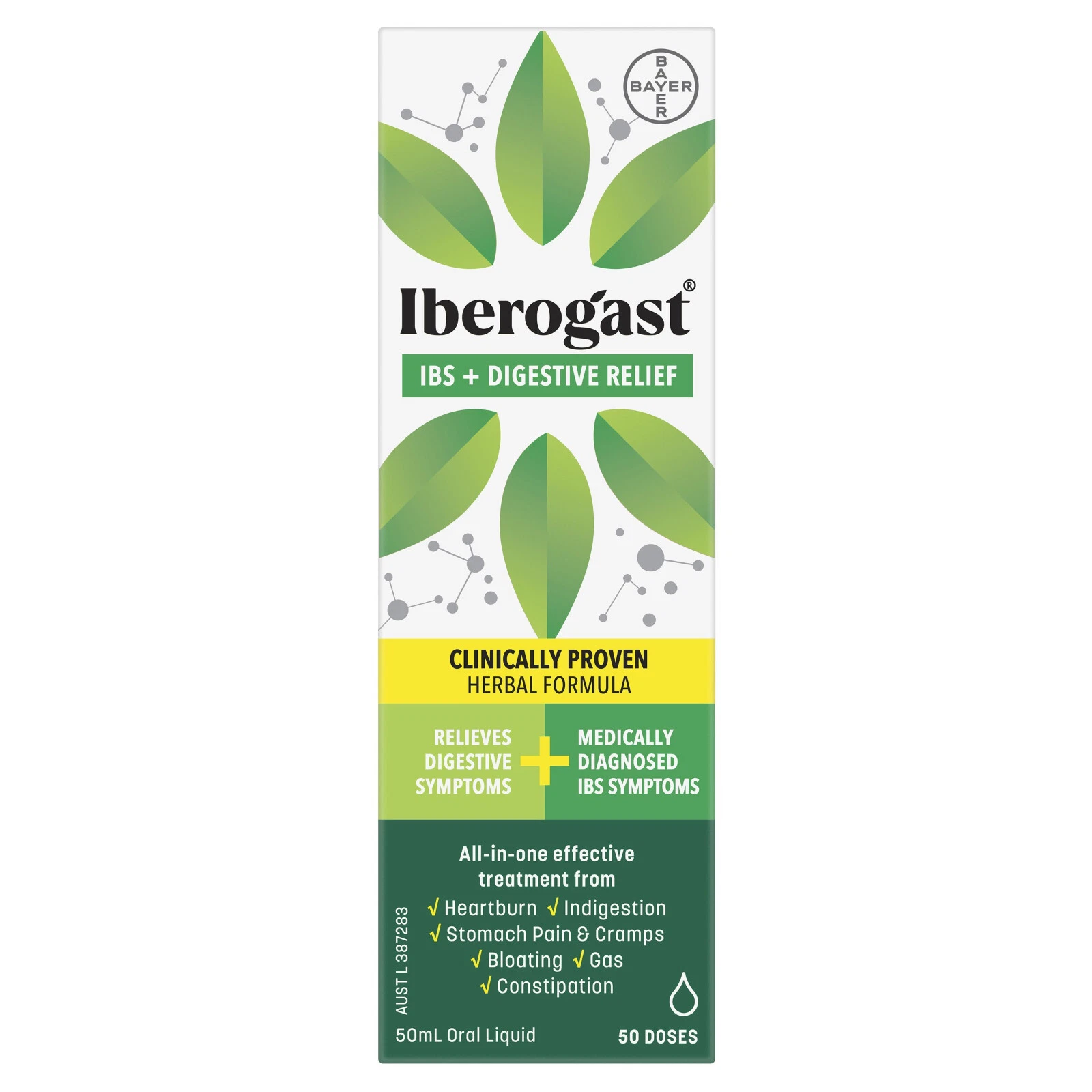 Iberogast IBS + Digestive Relief Oral Liquid Herbal Formula Highly Effective50ml