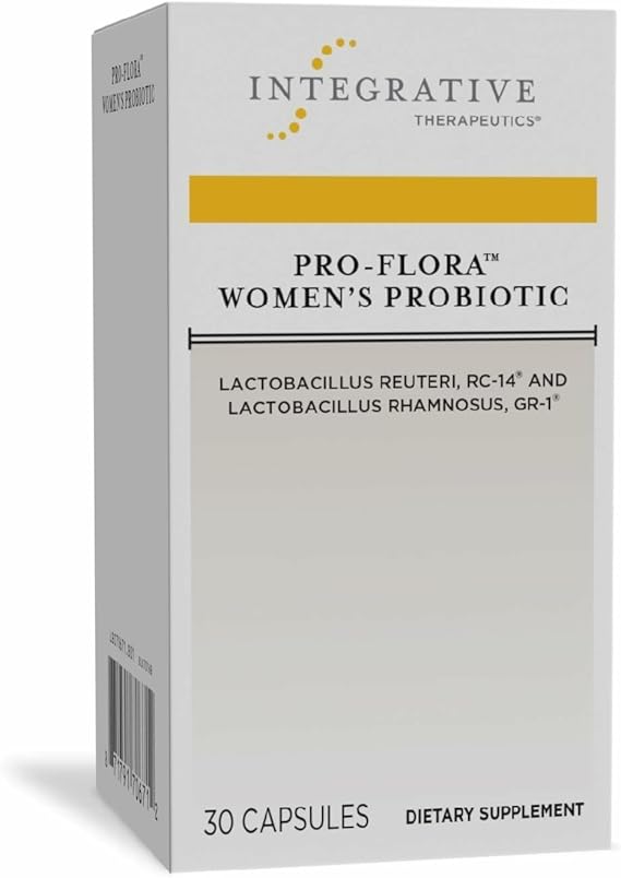 Integrative Therapeutics Pro-Flora Women s Probiotic  Vaginal Health Probiotic - Supports Urogenital Health in Women* - Gluten-Free - 30 Capsules (30 Capsules)