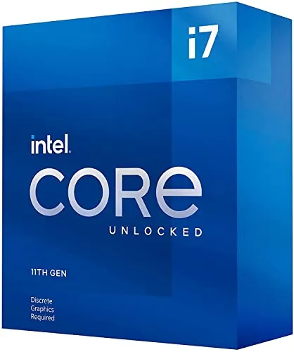 IntelÂ® Coreâ¢ i7-11700KF Desktop Processor 8 Cores up to 5.0 GHz Unlocked LGA1200 (IntelÂ® 500 Series & Select 400 Series Chipset) 125W