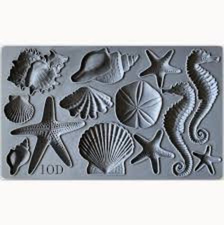 IOD Decor Mould Sea Shells by Iron Orchid Designs