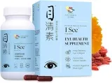 iSee Natural Herbal Eye Supplement Lutein & Zeaxanthin Eye Vitamins for Vision Health, Relief from Eye Strain, Dry Eyes, Macular Support & Ocular Care 60 Capsules 