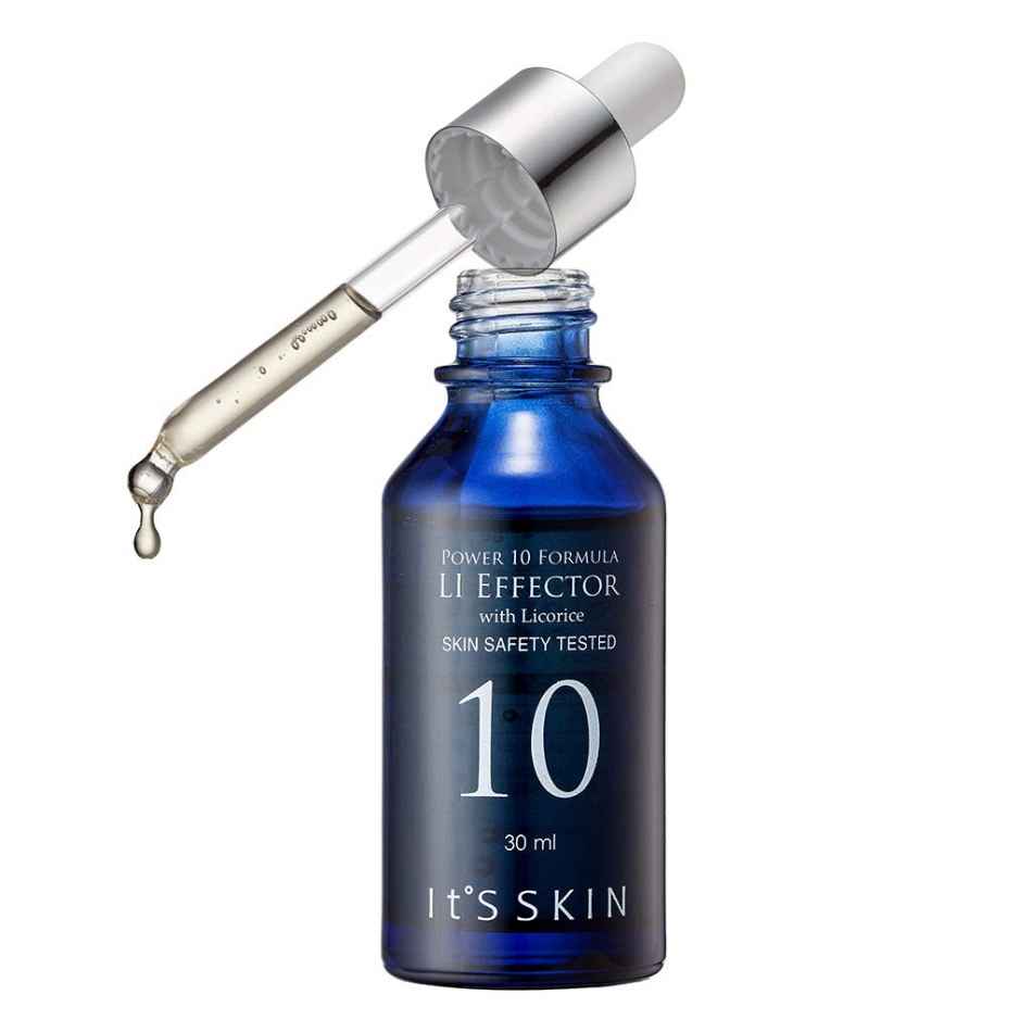 It'S SKIN Power 10 Formula LI Effector 30ml (1.01 fl oz) - Licoris Extract Soothing & Moisturizing, Skin Clear and Clean, Redness Relief and Soothes Acne Scars