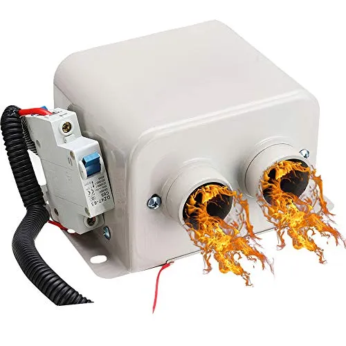 ixaer Car Heater Car Windshield Defogger Defroster 12V 800W Car Heater Kit, High Power 8 Second Fast Heating Defrost for Automobile Windscreen Winter
