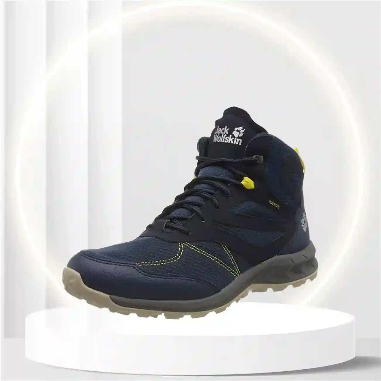 Jack Wolfskin Men's Woodland Texapore Low M Rise Hiking Shoes, espresso/dark red, 9