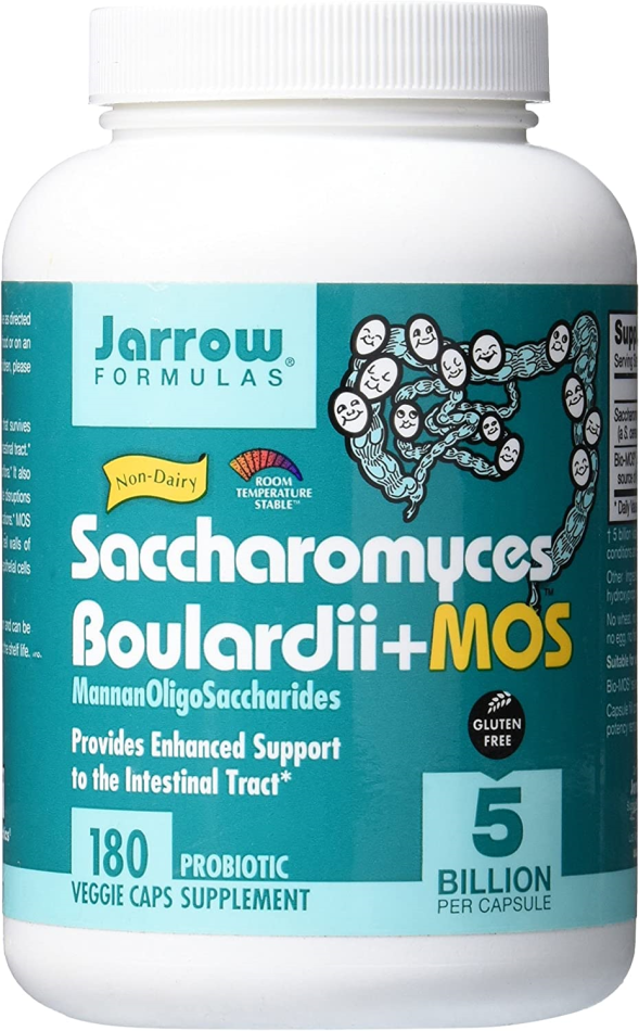 Jarrow Formulas Saccharomyces Boulardii + MOS - 5 Billion Viable Organisms Per 