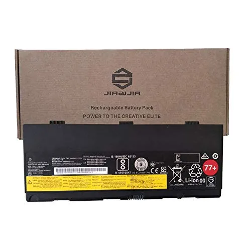 JIAZIJIA 01AV477 Laptop Battery Replacement for Lenovo ThinkPad P50 P51 P52 Series Notebook 77+ SB10H45077 00NY492 00NY493 SB10H45078 Black 11.4V 90Wh 7900mAh