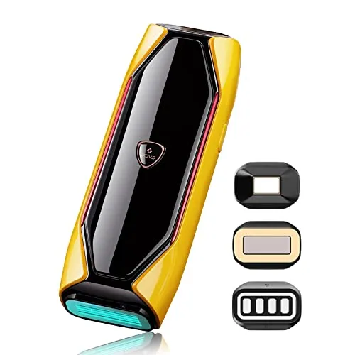 JOVS X Graphene IPL Hair Removal for Women and Man, Unlimited Flashes at-Home Painless Permanent Hair Removal Device on Body Back Arms Face Armpits Bikini Line, with Sapphire Cooling System Yellow