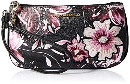 Karl Lagerfeld Paris Small Wristlet, Pewter