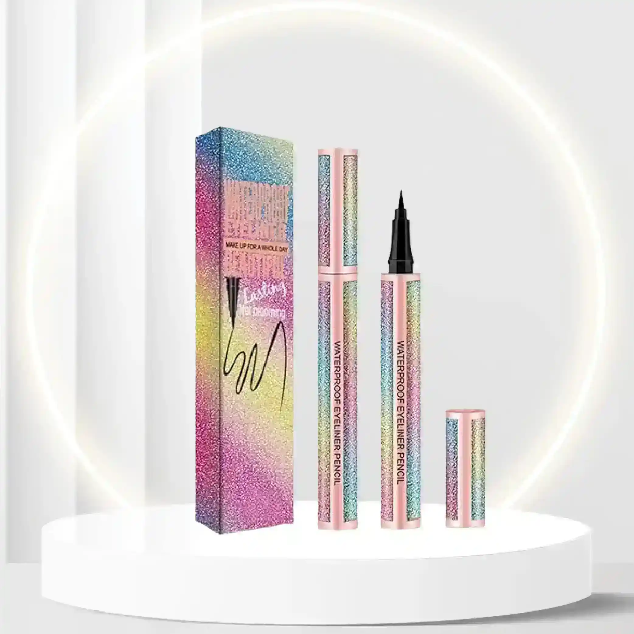 KINGMAS Liquid Eyeliner, Black Waterproof Eye Liners Long-Lasting Super Slim Makeup Eyeliner Pen Gel