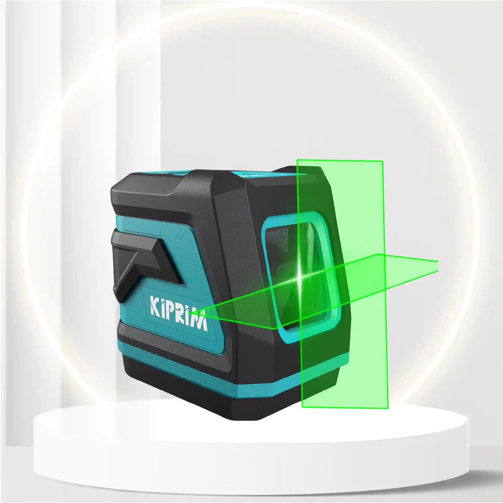 Kiprim Green Laser Level Upgraded LV8 with Enhanced Visibility,Adjustable Brightness,Manual/Self Leveling/Pulse Mode,Batteries and Carrying Pouch Included