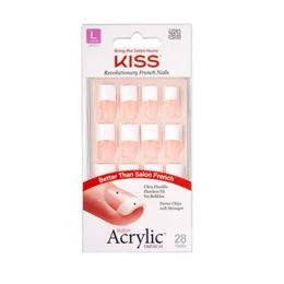 KISS Salon Acrylic French Nails Long Length KSA08