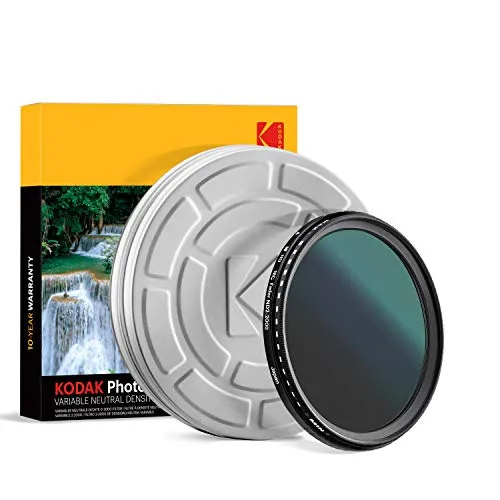 KODAK 86mm Fader Variable ND Filter | Variable Range ND2-2000 Neutral Density Filter, Prevent Overexposure w/Shallow Depth of Field, Capture Motion Blur, Slim, Nano 18-Layer Multi-Coated Glass