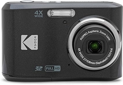 KODAK PIXPRO Friendly Zoom FZ45-BK 16MP Digital Camera with 4X Optical Zoom 27mm Wide Angle and 2.7