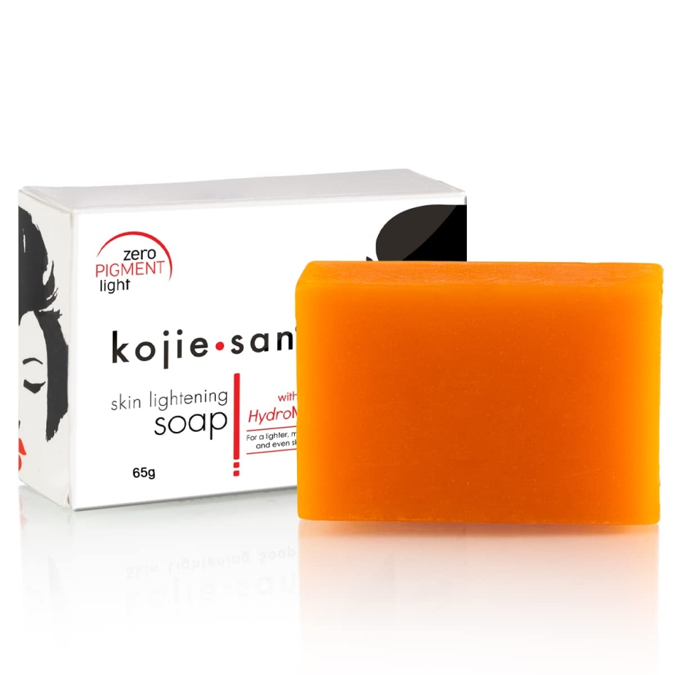 Kojie San Skin Lightening Authentic Kojic Acid Soap Even and Lighten Skin Tone - 65 Gram Bar