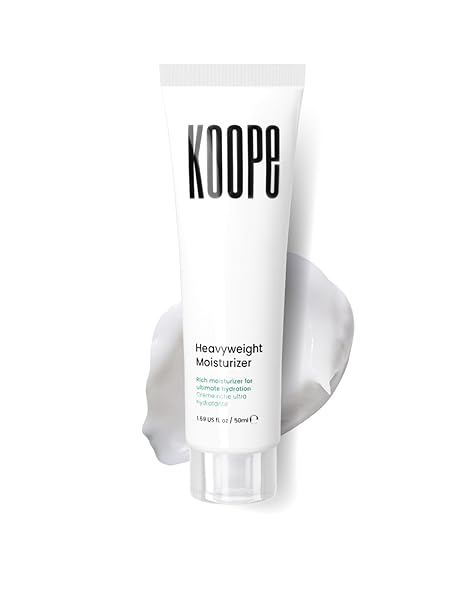 Koope Heavyweight Face Cream, Moisturizer For Dry Skin, Strengthen Skin Barrier with Peptides, Ceramides, Hyaluronic Acid, Rosemary Extract, Free of Parabens, Sulphates & Fragrances, Vegan, 1.69 FL OZ