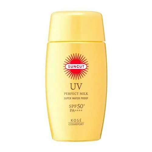 KOSE COSMEPORT Kose Cosmeport Suncut UV Perfect Milk 60ml -Super waterproof, with outstanding sweat, water, sebum, and friction resistance. Maximum UV protection factor