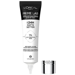 LâOrÃ©al Paris Prime Lab Up to 24H Matte Setter Face Primer Infused with Salicylic Acid to Grip and Extend Makeup with a No Shine Finish, 1.01 Fl Oz