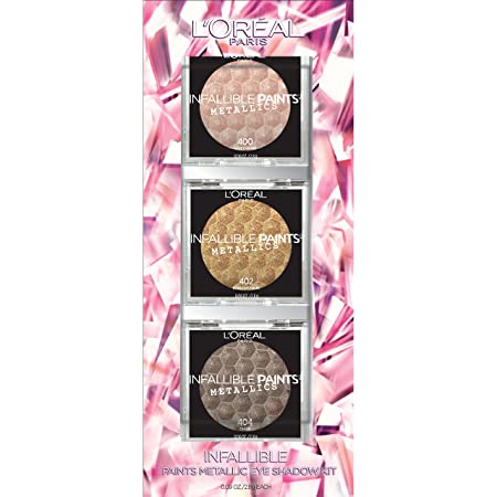 LOreal Paris Cosmetics Infallible Paints Metallic Eyeshadow Kit