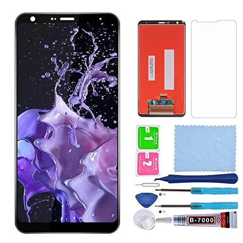 LCD Display Compatible LG Stylo 5/ LG Stylo 5 Plus Screen Replacement, XR MARKET Touch Screen Digitizer for LMQ720QM5 720PS 720MS 720VSP 6.2 Inch, with Tools (Black NO Frame)